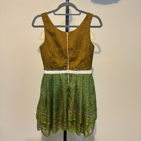 Handcut by Preloved KiKi Mixed Media Sleeveless Dress Upcycled - Picture 10 of 10